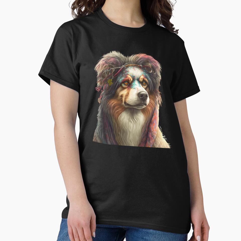 Hippie dog by AnimalArtPhotos T-Shirts, Hoodie, Sweatshirt | BlankRebels.com (Image 2)