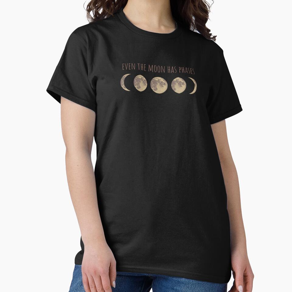 EVEN THE MOON HAS PHASES: RETRO MOON PHASE DESIGN ASTERIC FOR MEN WOMEN by Miralspicks T-Shirts, Hoodie, Sweatshirt (Image 2)