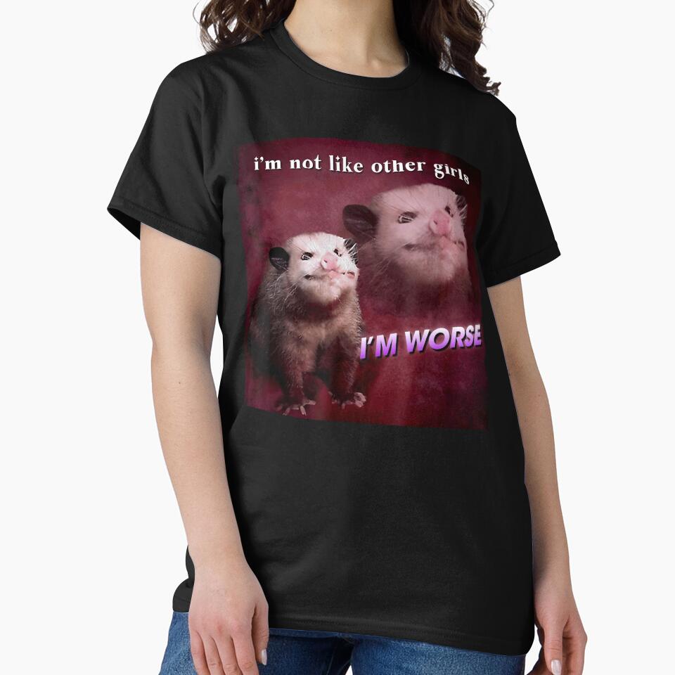 I'm not like other girls I'm worse  Funny holiday Sarcastic Adult Humor Graphic. Hilarious design by Woops-official