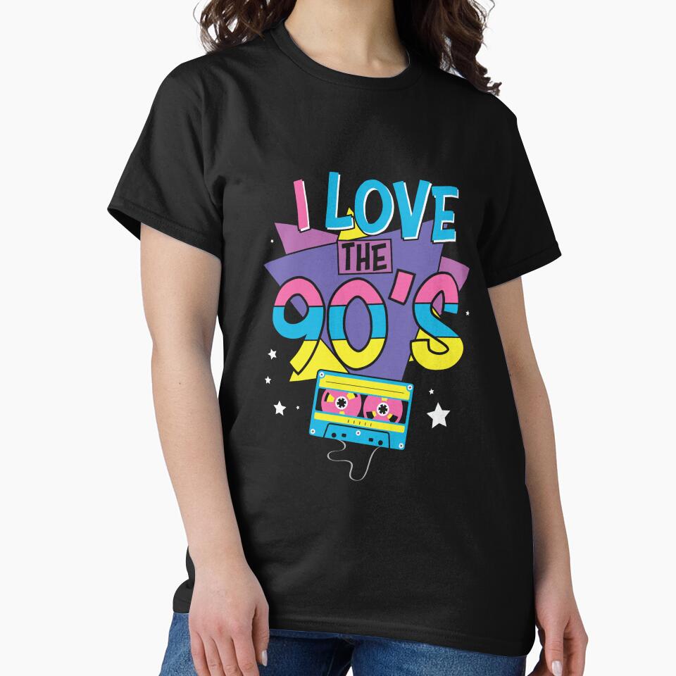 90s Nostalgic Art - Retro and Fun Style with Cassette Tape by lojadpop T-Shirts, Hoodie, Sweatshirt (Image 2)
