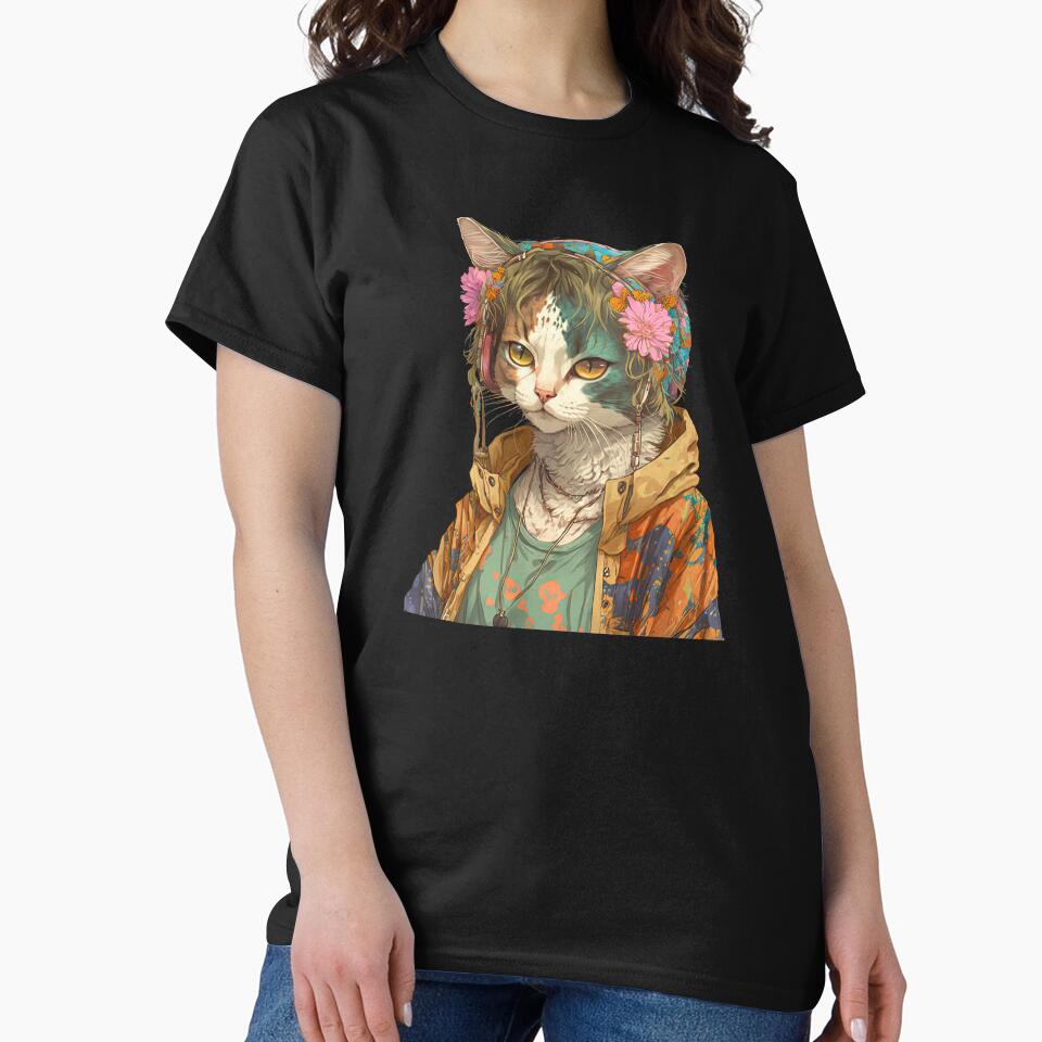 Peace cat by AnimalArtPhotos T-Shirts, Hoodie, Sweatshirt | BlankRebels.com (Image 2)
