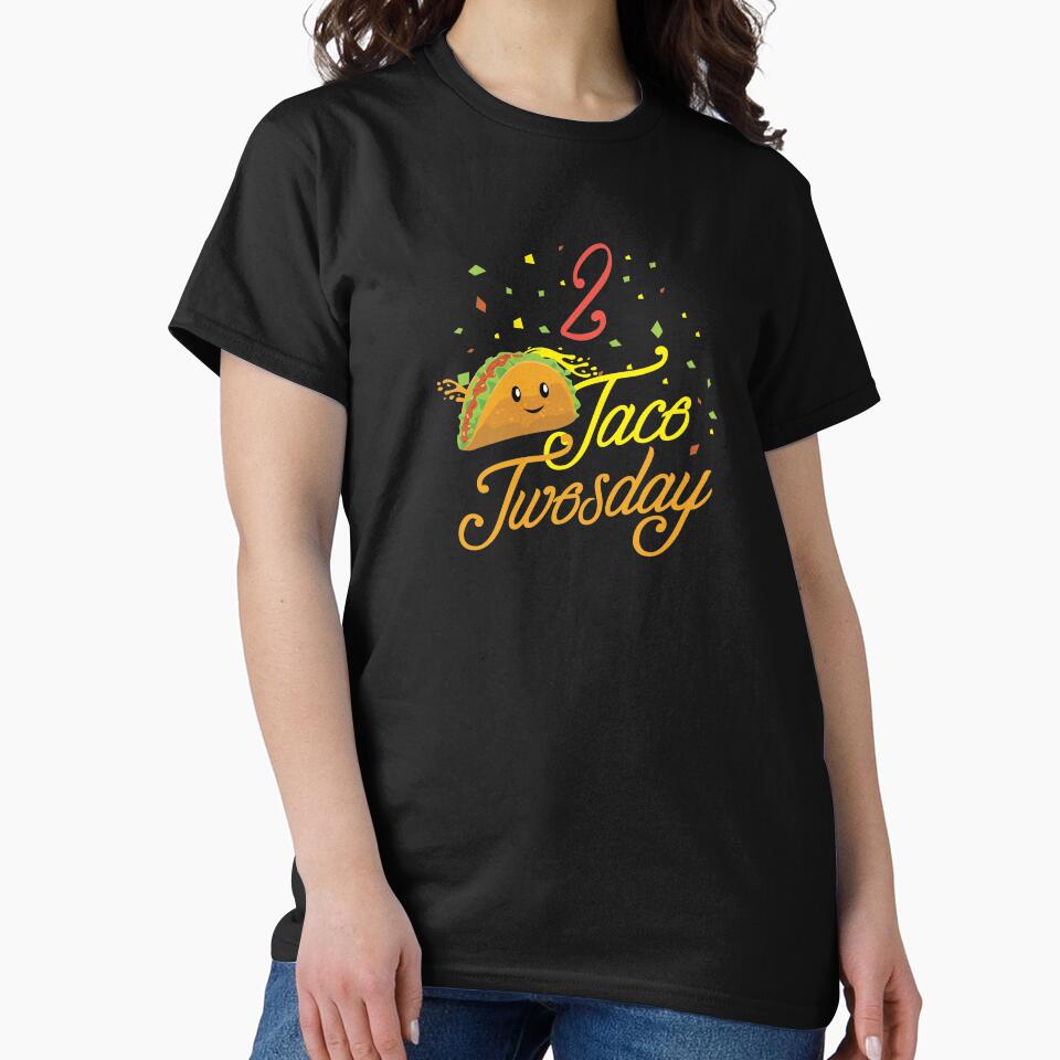 Tacos 2 Taco Twosday festive Birthday Gift by haselshirt T-Shirts, Hoodie, Sweatshirt | BlankRebels.com (Image 2)