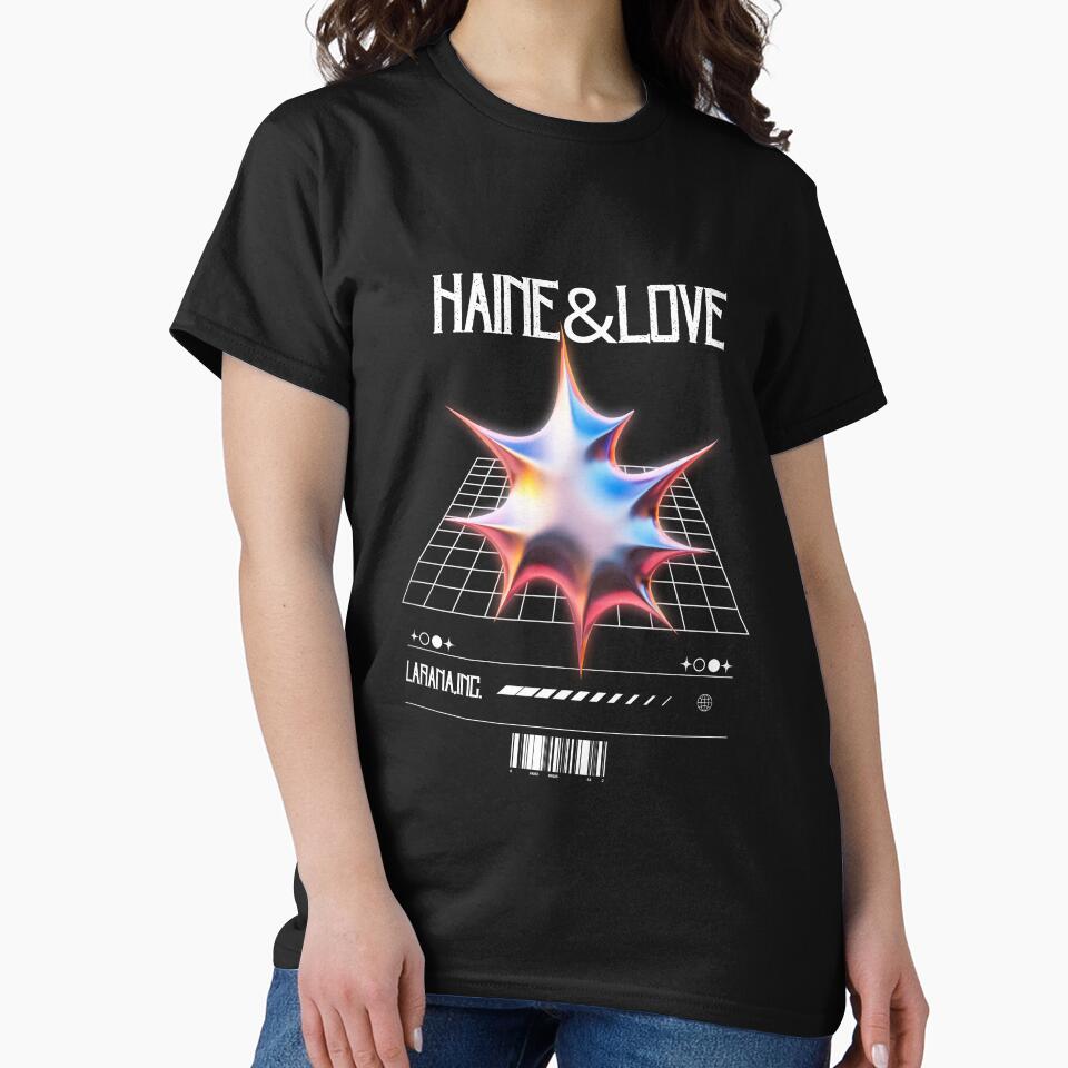 haine&love y2k by shop43 T-Shirts, Hoodie, Sweatshirt | BlankRebels.com (Image 2)