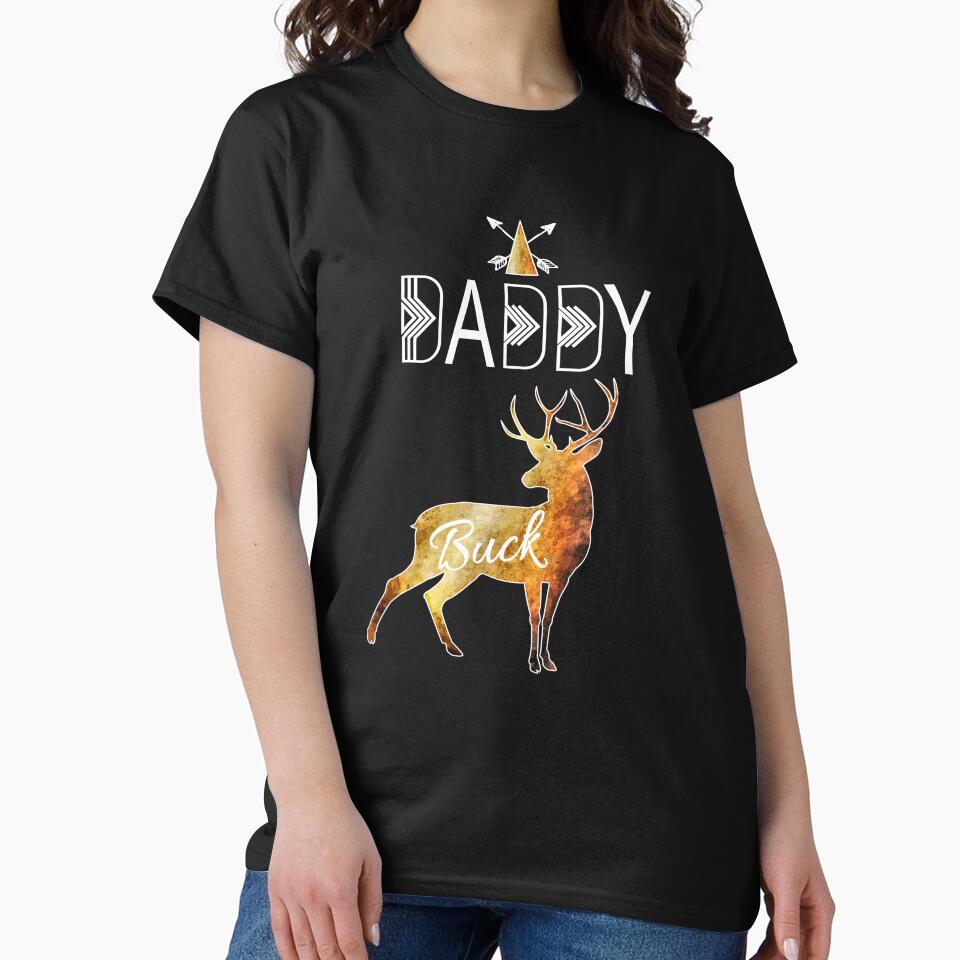 Daddy Deer Buck Tribal Family Christmas Camping Holiday Gift by Sapphire Star T-Shirts, Hoodie, Sweatshirt (Image 2)