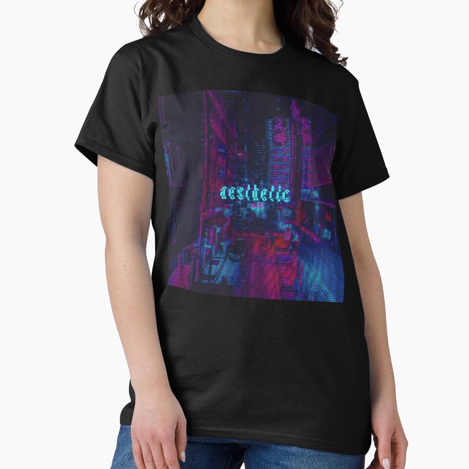 Vaporwave Aesthetic by artworkbyrihen T-Shirts, Hoodie, Sweatshirt | BlankRebels.com (Image 2)