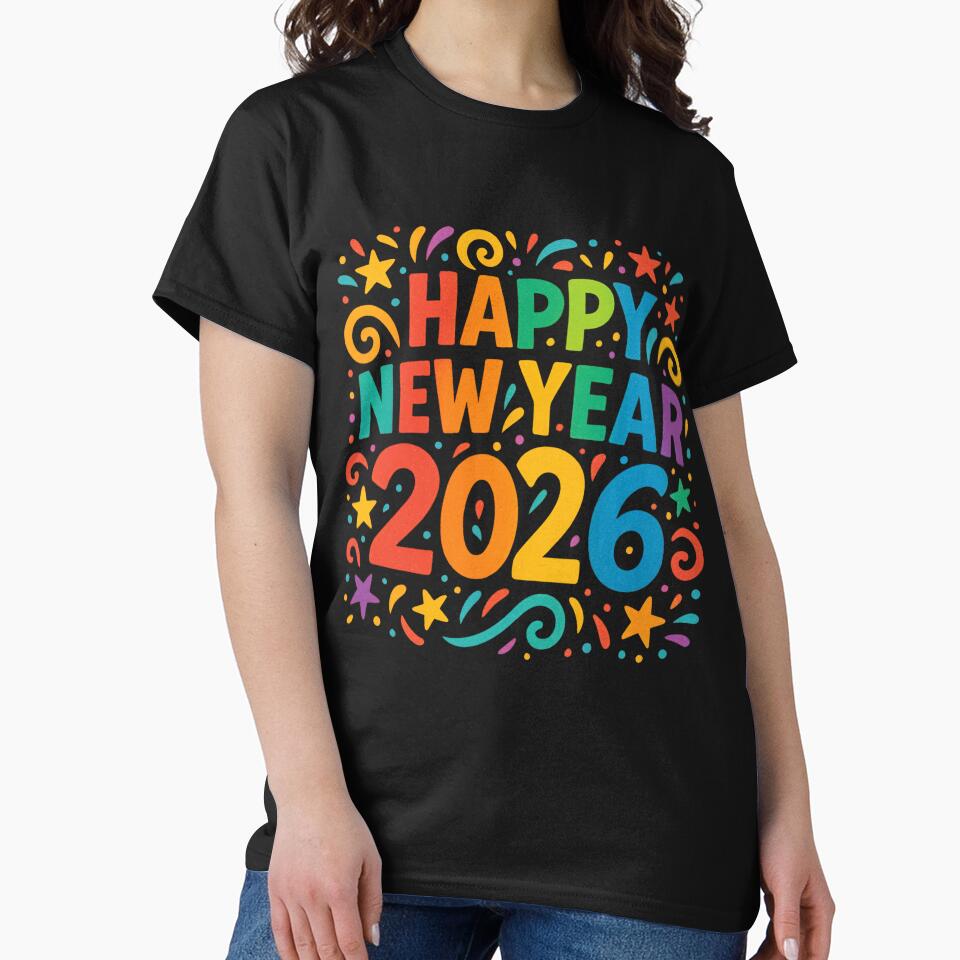 Happy New year 2026 by AYMAART T-Shirts, Hoodie, Sweatshirt | BlankRebels.com (Image 2)