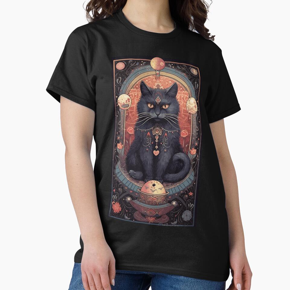The Cat in the Tarot Card by ChelaDesigns T-Shirts, Hoodie, Sweatshirt | BlankRebels.com (Image 2)