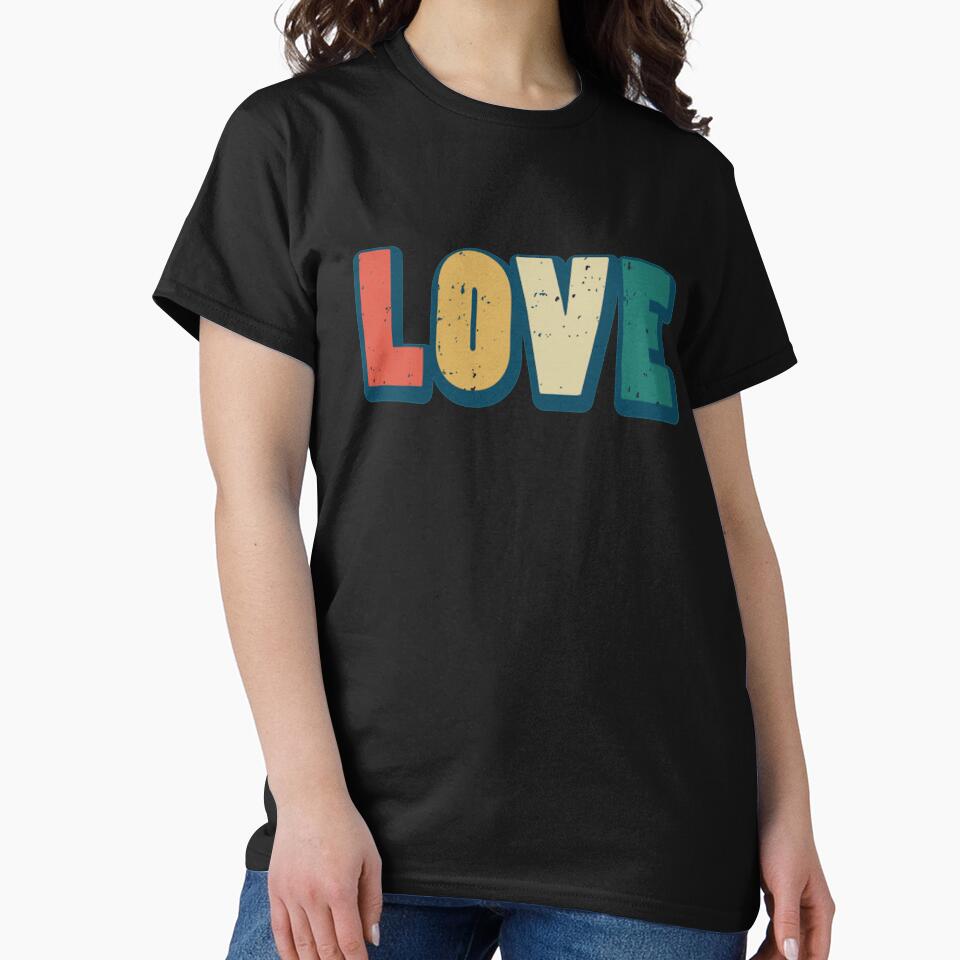 Love One Another | Vintage Love | Inspirational by Words Have Life Christian T-Shirts & More Hoodie, Sweatshirt (Image 2)
