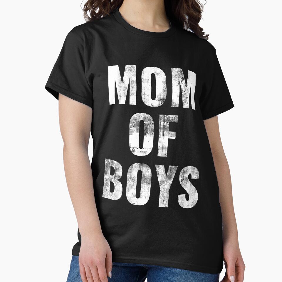 Mom of Boys Art Design by Panda Branda T-Shirts, Hoodie, Sweatshirt | BlankRebels.com (Image 2)