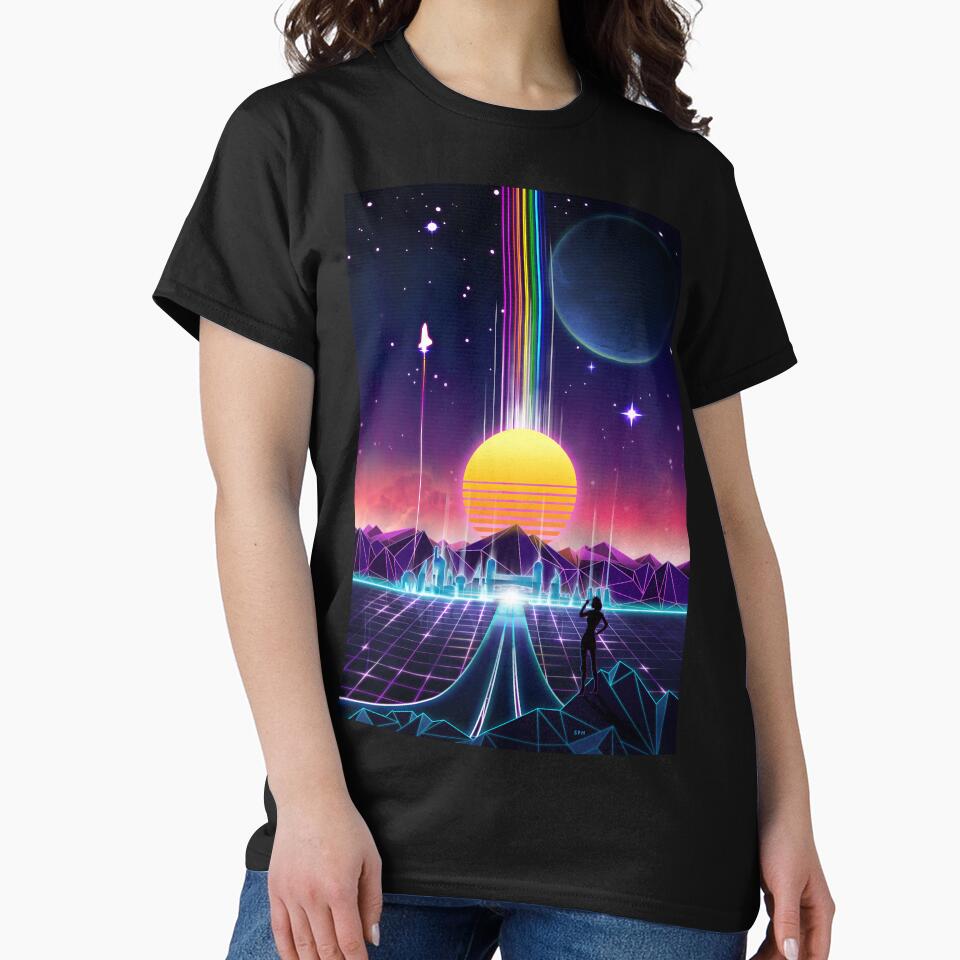 Neon Sunrise by forge22 T-Shirts, Hoodie, Sweatshirt | BlankRebels.com (Image 2)