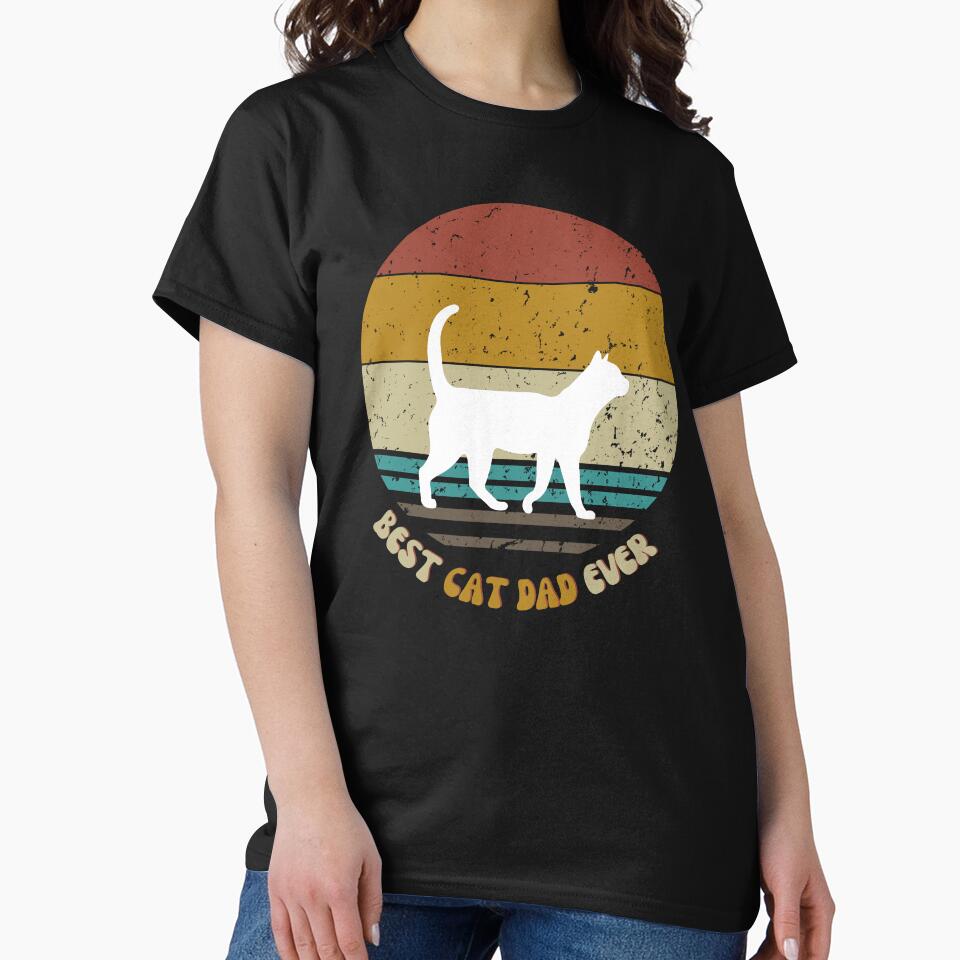 Best Cat Dad Ever, Best Cat Dad Shirt by DesignsbyPhilee Hoodie, Sweatshirt | BlankRebels.com (Image 2)