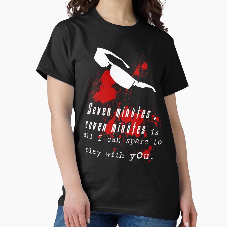 Seven Minutes , Wesker Quote by Tvrs01001 T-Shirts, Hoodie, Sweatshirt | BlankRebels.com (Image 2)