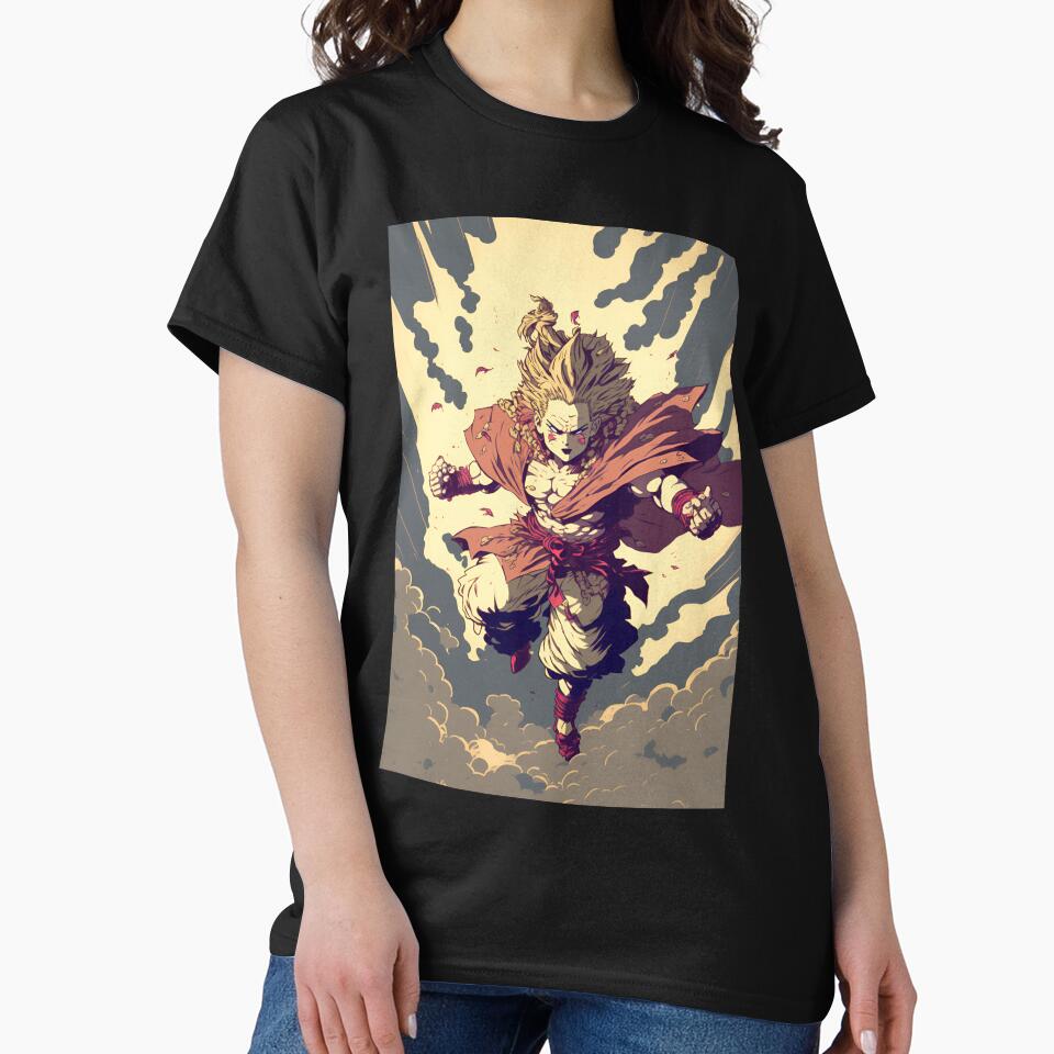 Anime Hero Monster Japanese Warrior by Bubblebuk T-Shirts, Hoodie, Sweatshirt | BlankRebels.com (Image 2)