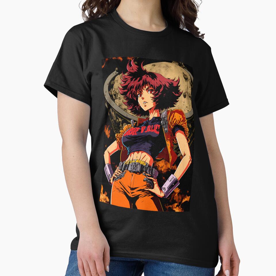 Anime Hot Girl in Futuristic outfit 90s style by Bubblebuk T-Shirts, Hoodie, Sweatshirt | BlankRebels.com (Image 2)
