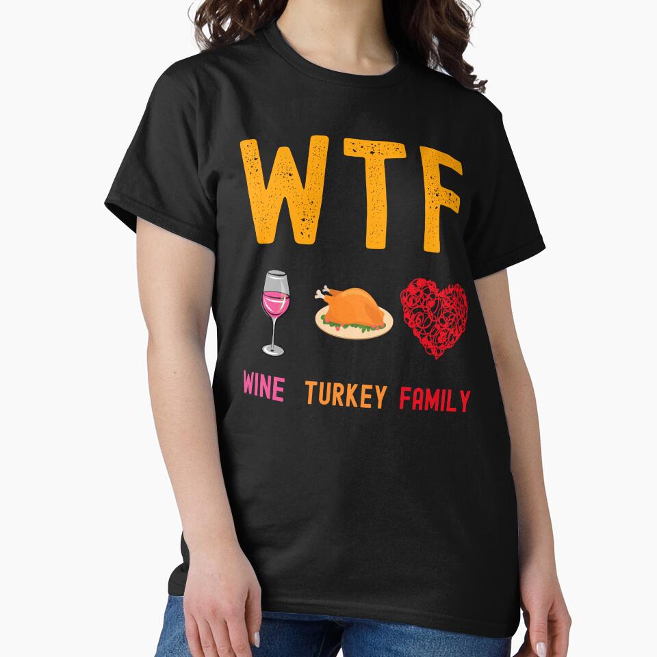 Thaksgiving  dinner wine,turkey,family gift by erozzz T-Shirts, Hoodie, Sweatshirt | BlankRebels.com (Image 2)