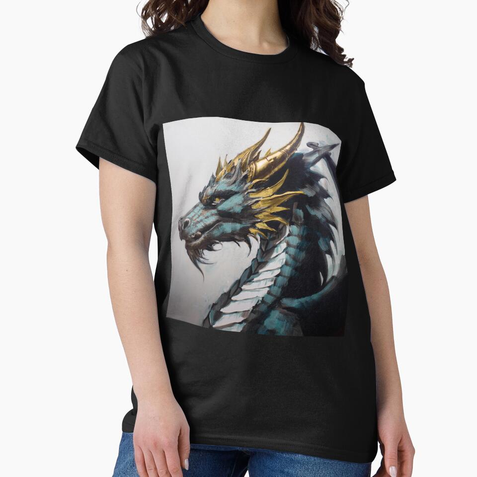 Painted green dragon by BAR DEC T-Shirts, Hoodie, Sweatshirt | BlankRebels.com (Image 2)