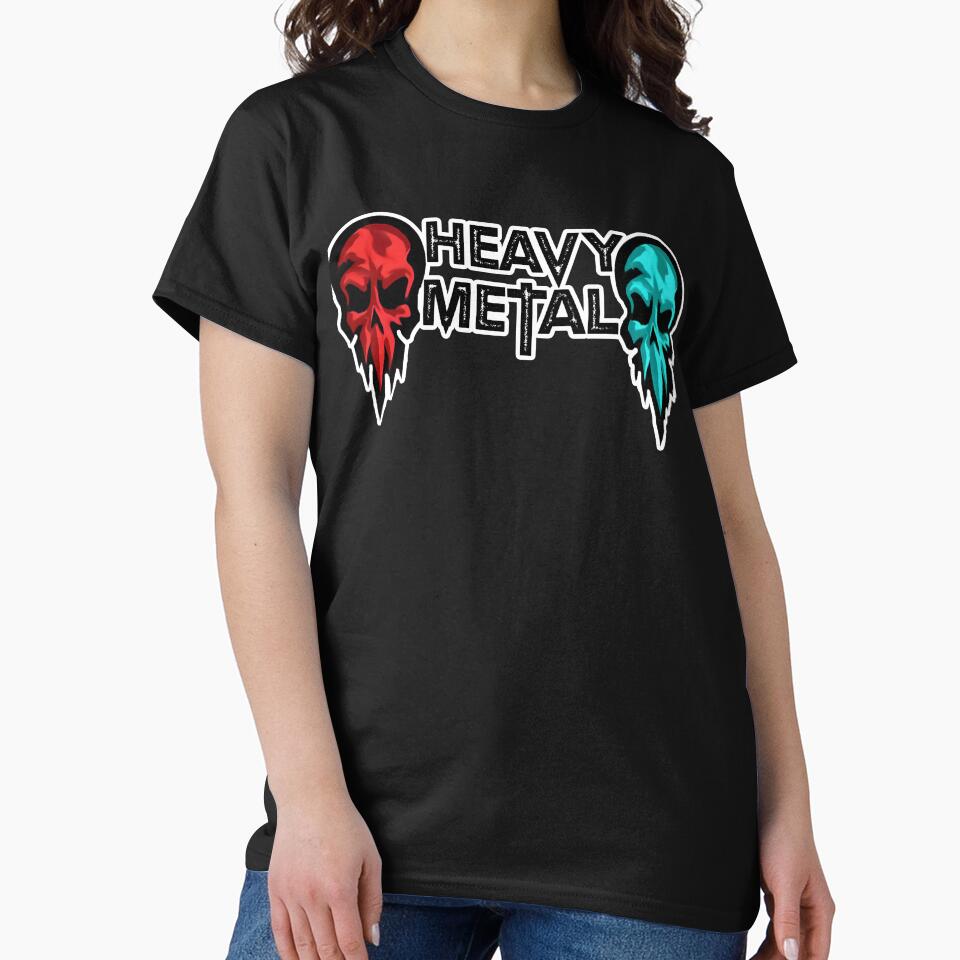 Heavy Metal Cross Skulls by The Tinfoil Mafia T-Shirts, Hoodie, Sweatshirt | BlankRebels.com (Image 2)