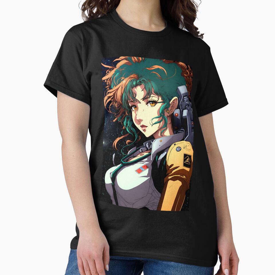 Anime Girl Cute Space Ranger Cowboy by Bubblebuk