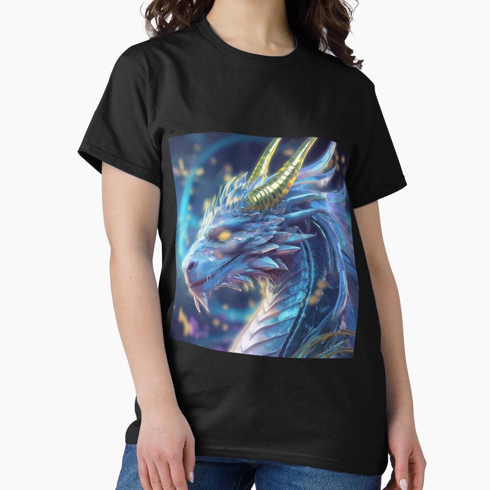 Cool blue dragonhead by BAR DEC T-Shirts, Hoodie, Sweatshirt | BlankRebels.com (Image 2)