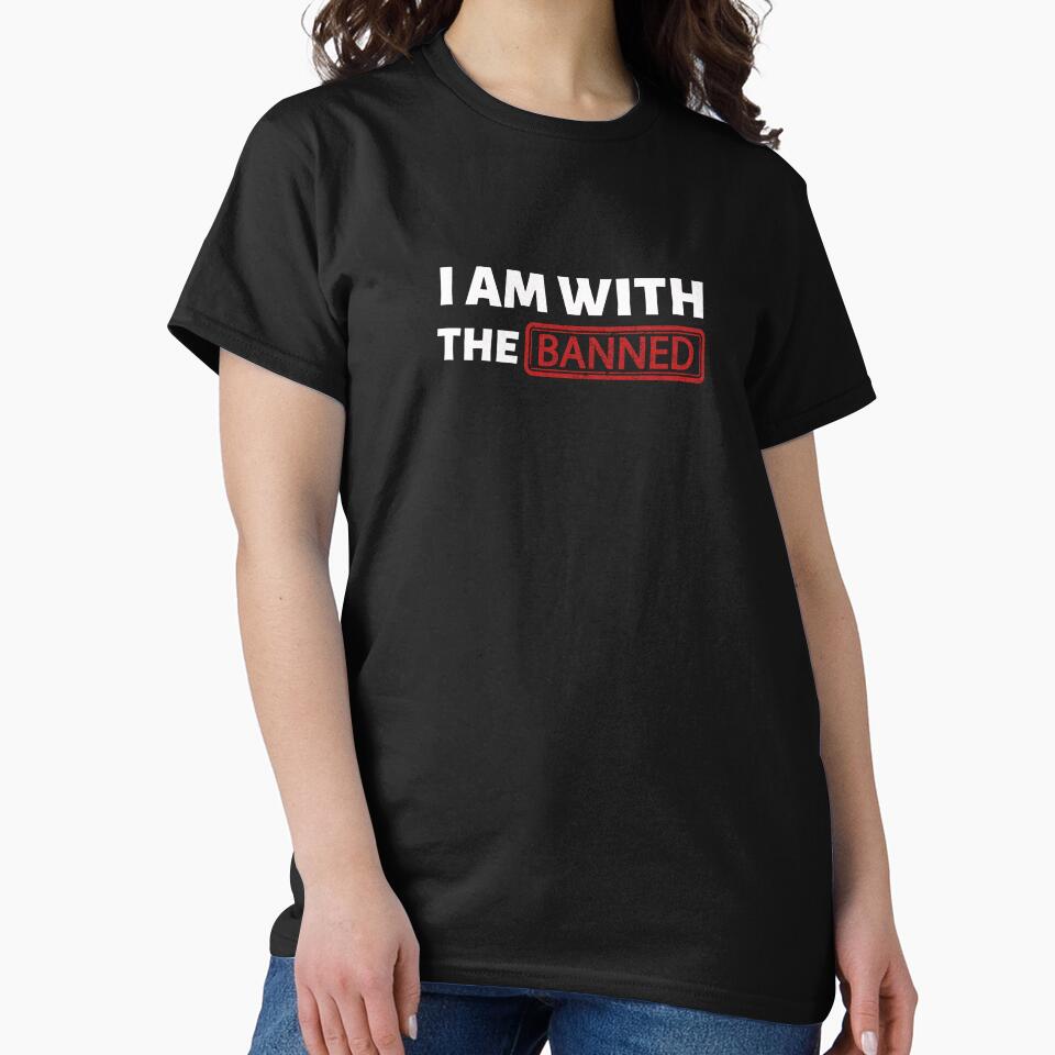 I am with the BANNED by LunaRoseReads T-Shirts, Hoodie, Sweatshirt | BlankRebels.com (Image 2)