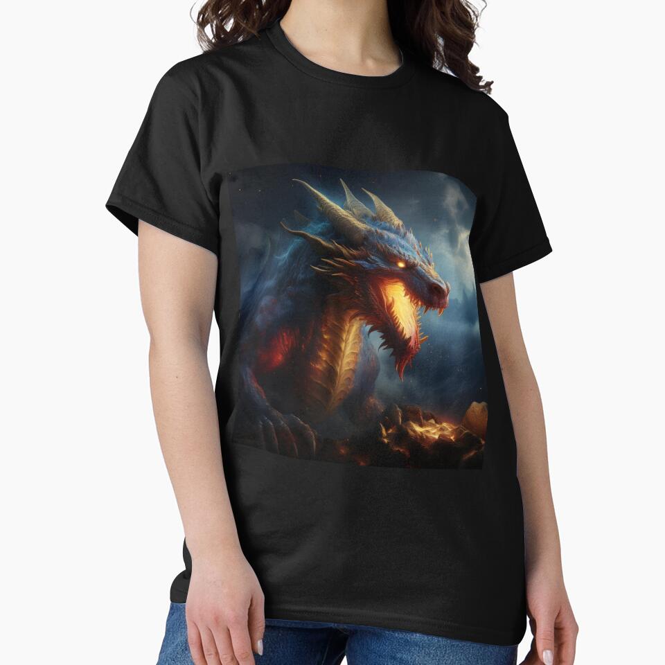 Fiery dragon by BAR DEC T-Shirts, Hoodie, Sweatshirt | BlankRebels.com (Image 2)