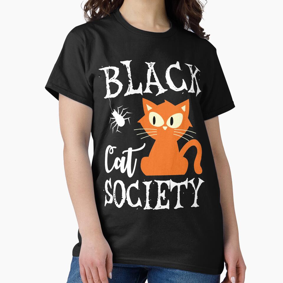 Black Cat Society by Start4k Store T-Shirts, Hoodie, Sweatshirt | BlankRebels.com (Image 2)