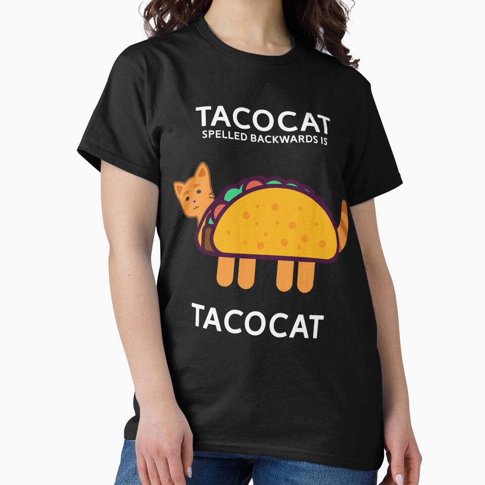 Tacocat Spelled Backwards Is Tacocat - Tacocat Shirt by mrsmitful Hoodie, Sweatshirt | BlankRebels.com (Image 2)