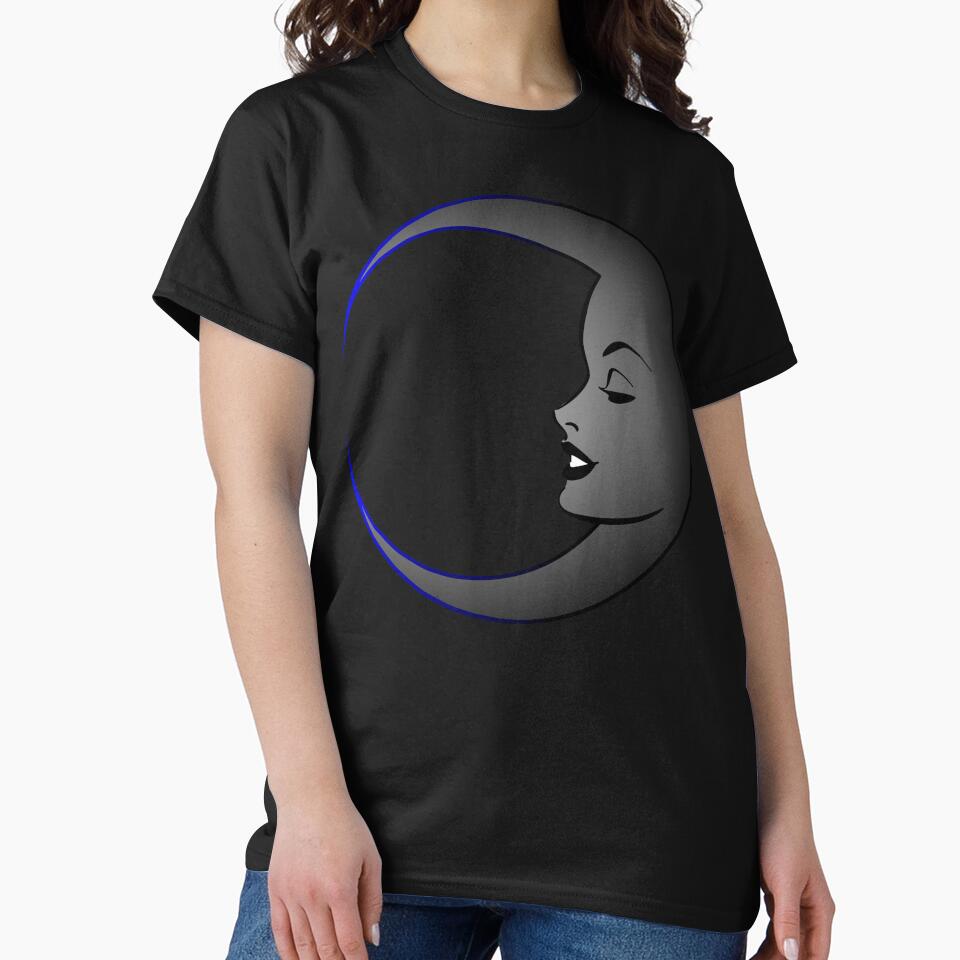 Moon Gal - Gray Phase by Pinnacle of Decadence T-Shirts, Hoodie, Sweatshirt | BlankRebels.com (Image 2)