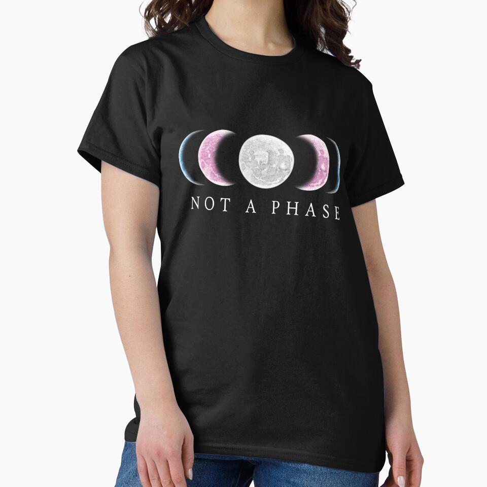 Not A Phase Transgender Pride by WingMarks T-Shirts, Hoodie, Sweatshirt | BlankRebels.com (Image 2)