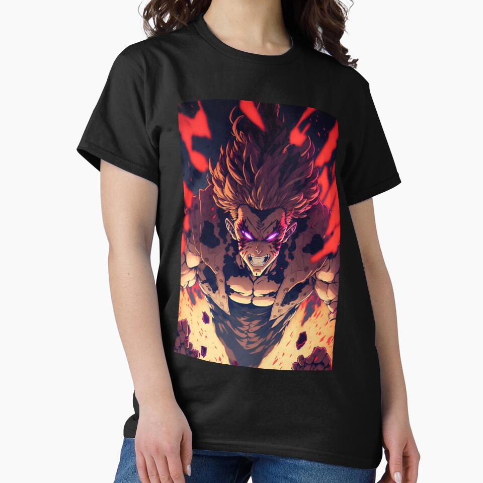 Anime Demon hero Ascending from Hell by Bubblebuk T-Shirts, Hoodie, Sweatshirt | BlankRebels.com (Image 2)