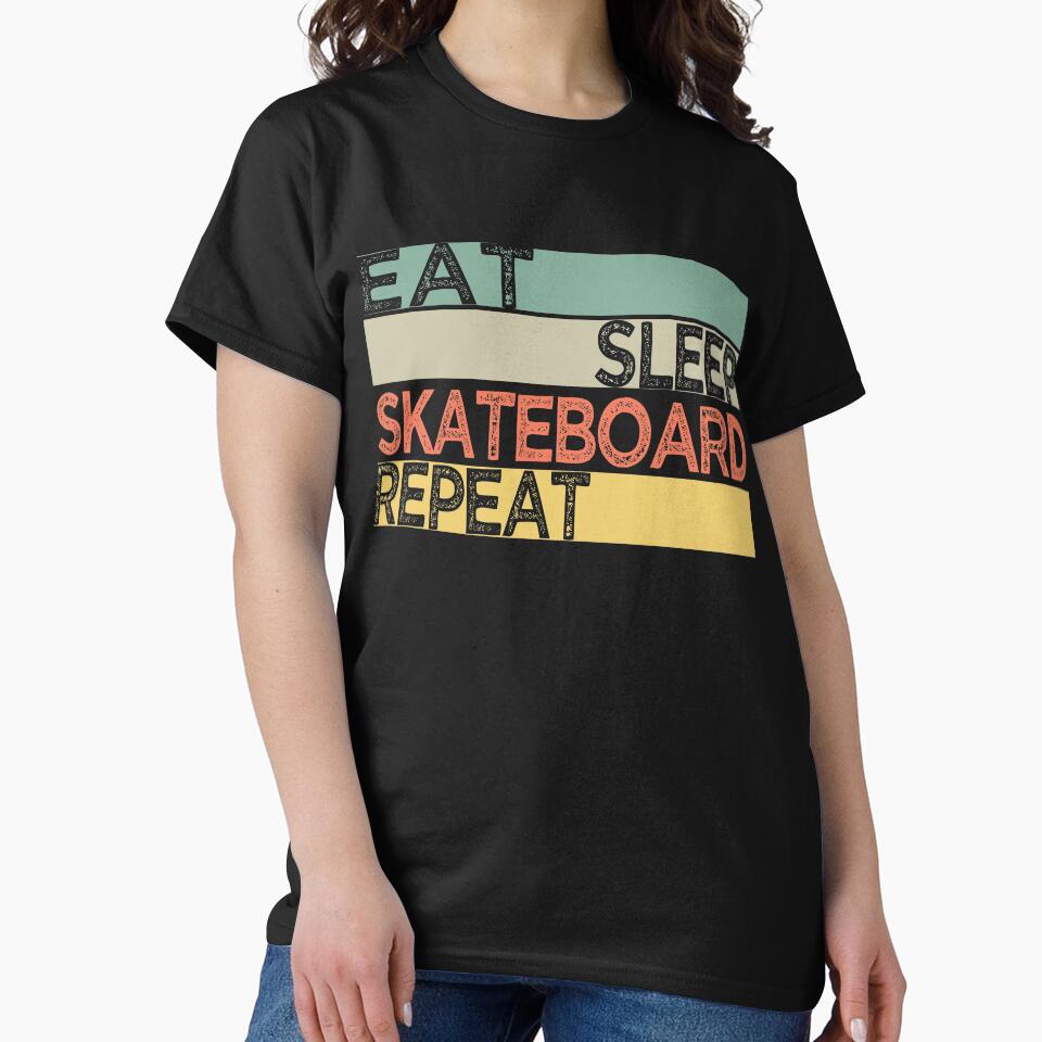 Eat sleep skateboard by SANA MAMOUN ALAJJAN T-Shirts, Hoodie, Sweatshirt | BlankRebels.com (Image 2)