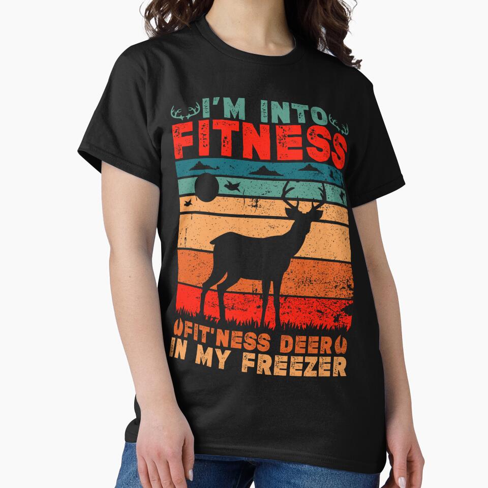 Funny Deer Fitness Quote I'M Fitness Fit'Ness Deer My Freezer Cool Deer Fitness T-Shirts, Hoodie, Sweatshirt