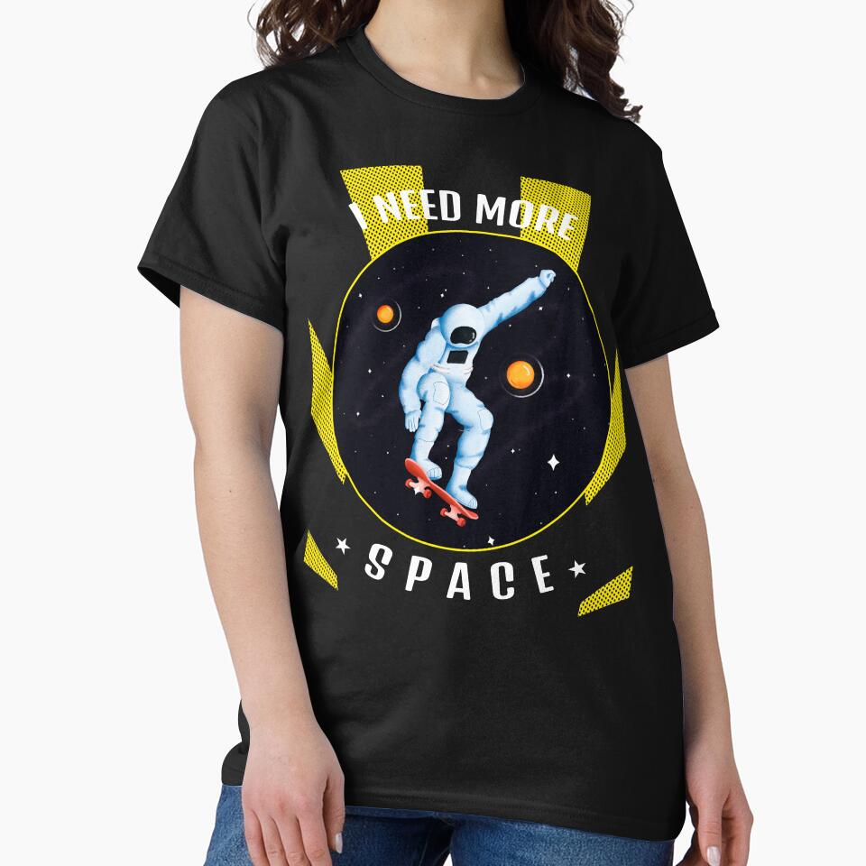 Astronaut I need more space by erozzz T-Shirts, Hoodie, Sweatshirt | BlankRebels.com (Image 2)