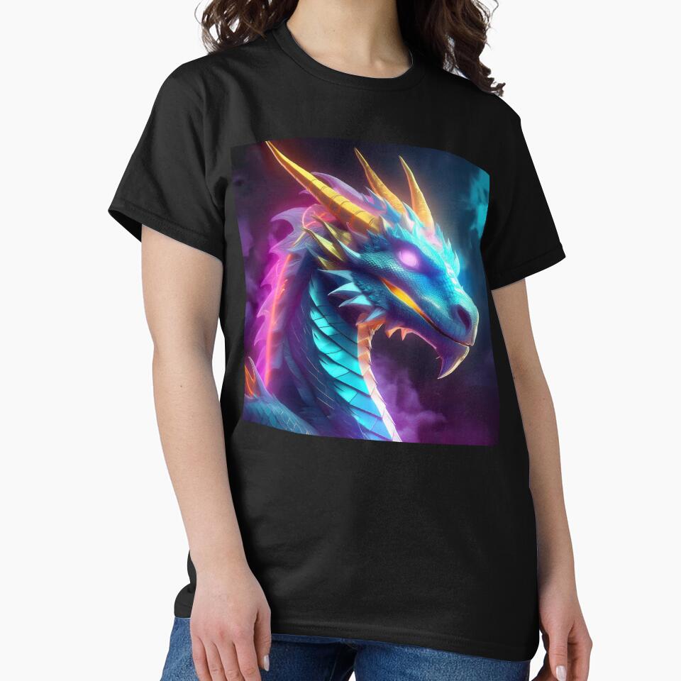 Neon dragon by BAR DEC T-Shirts, Hoodie, Sweatshirt | BlankRebels.com (Image 2)
