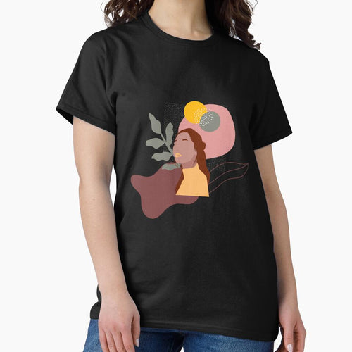 Boho Girl Nature yellow by BeeMeCreative T-Shirts, Hoodie, Sweatshirt | BlankRebels.com (Image 2)