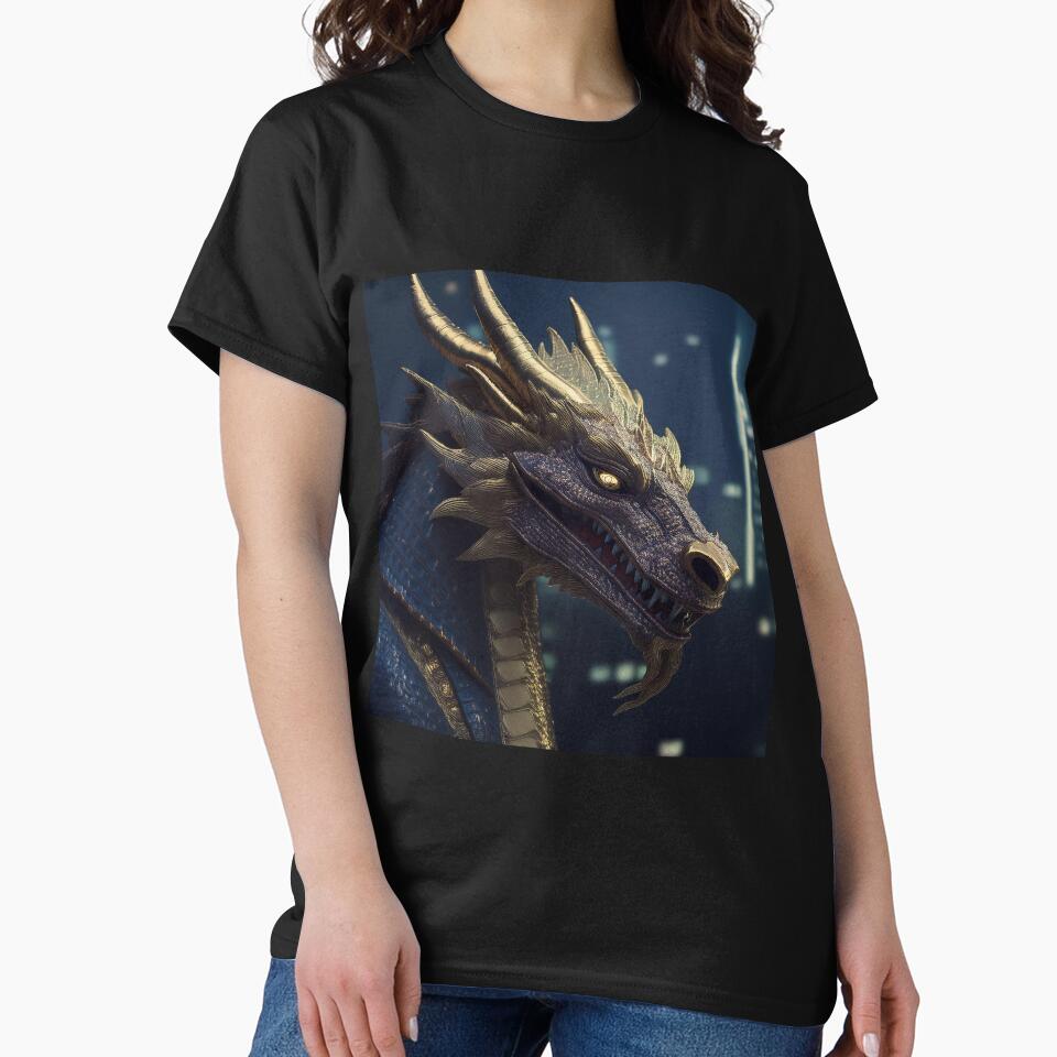 Baroque dragonhead by BAR DEC T-Shirts, Hoodie, Sweatshirt | BlankRebels.com (Image 2)