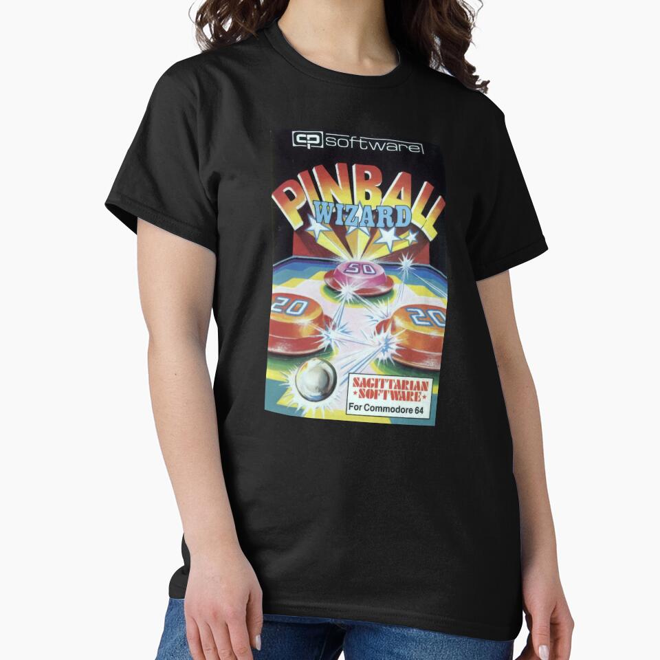 Pinball Wizard – Retro Commodore 64 Game Art by Alpha Stag T-Shirts, Hoodie, Sweatshirt | BlankRebels.com (Image 2)