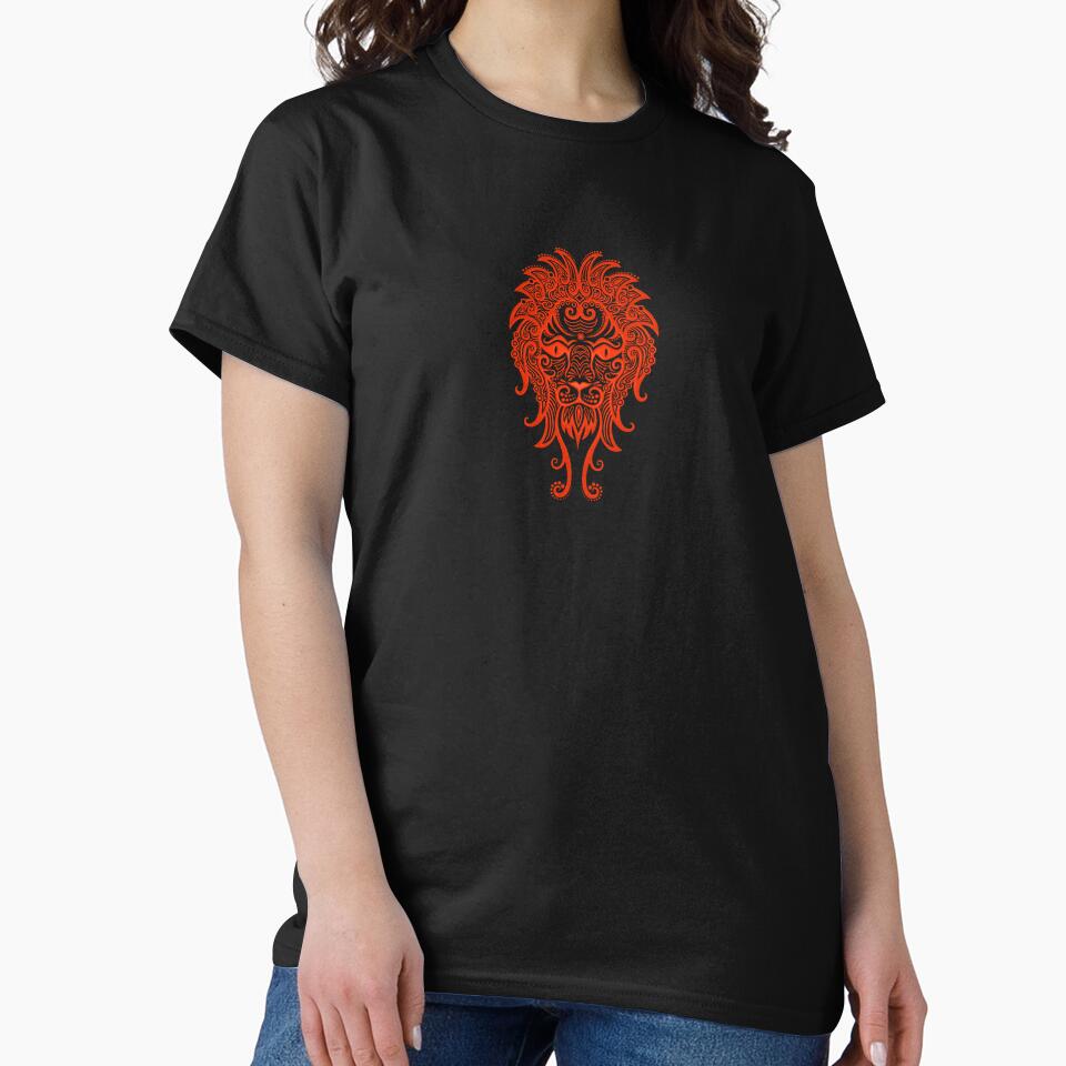 Red Leo Zodiac Sign in the Stars by JeffBartels T-Shirts, Hoodie, Sweatshirt | BlankRebels.com (Image 2)