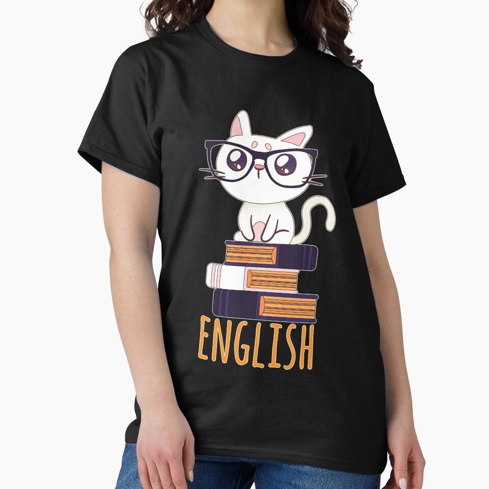 Nerd Cat English Teacher by soondoock
