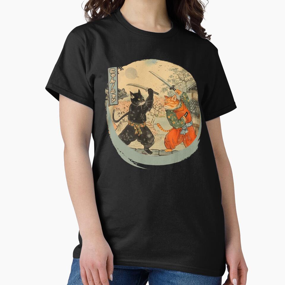 Cat Samurai Japan T-Shirts, Hoodie, Sweatshirt