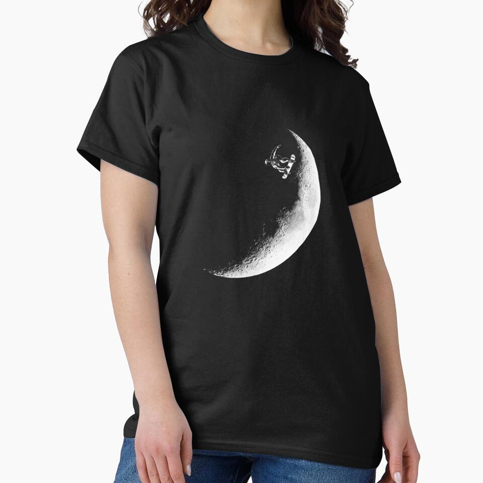 Moon boarder - Astronaut Skateboarding by barmalisiRTB T-Shirts, Hoodie, Sweatshirt | BlankRebels.com (Image 2)