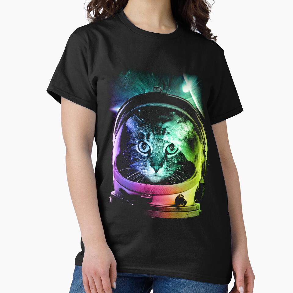 Astronaut Cat V.II T-Shirts, Hoodie, Sweatshirt