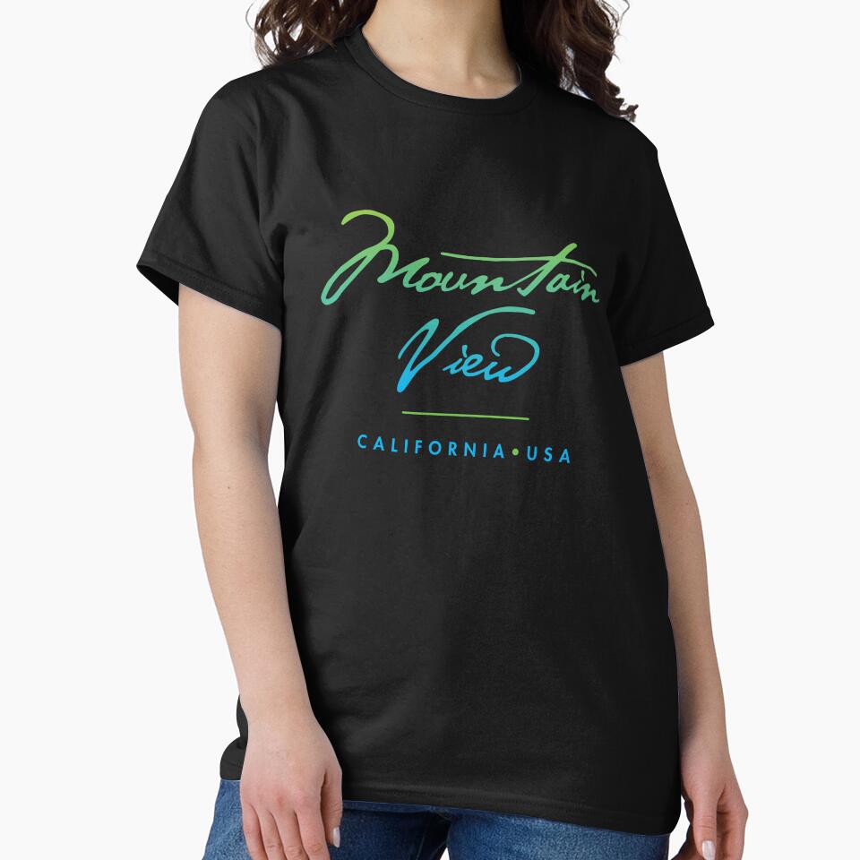 Mountain View California by Futurebeachbum T-Shirts, Hoodie, Sweatshirt | BlankRebels.com (Image 2)