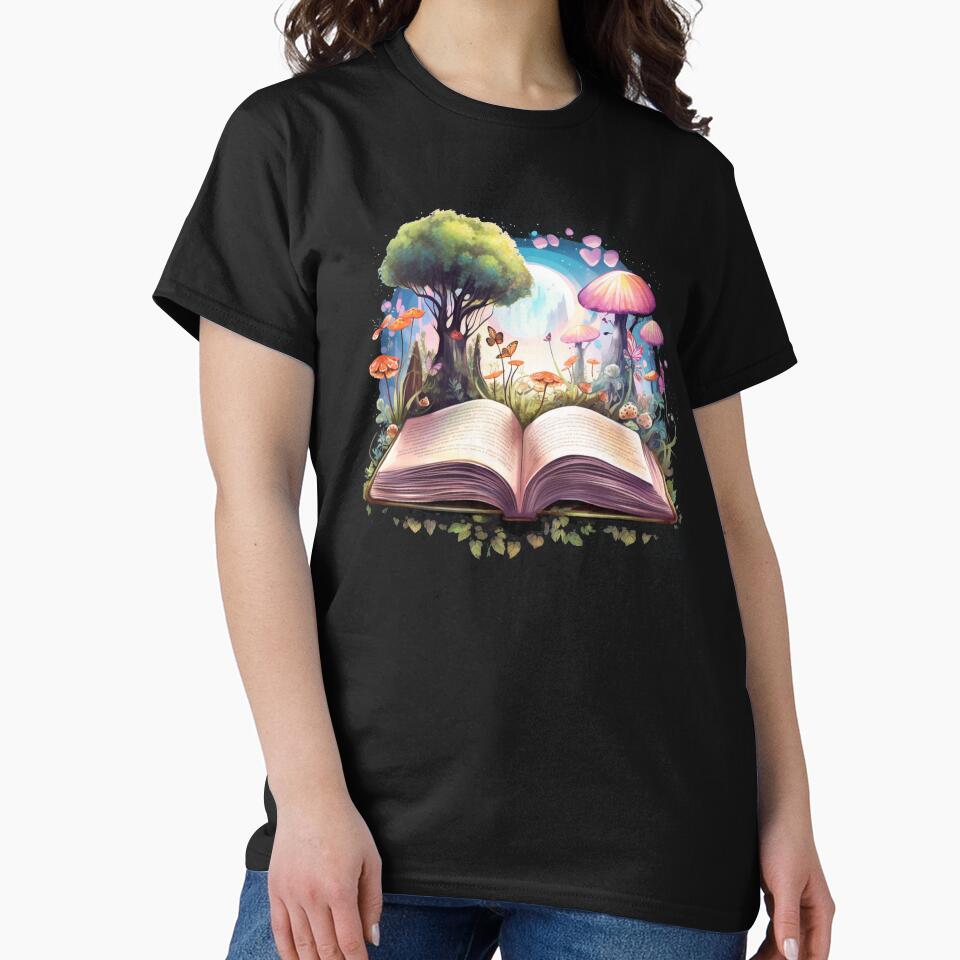 Bookish Haven for Bibliophiles by Mateusz Majcherek T-Shirts, Hoodie, Sweatshirt | BlankRebels.com (Image 2)