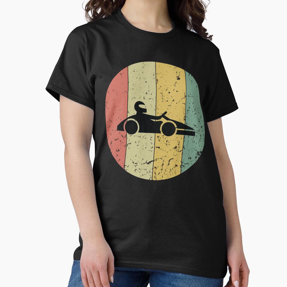 Retro Vintage Carting Racer, Funny Go Kart, Go karting, Funny racing by Aerial Addicts T-Shirts, Hoodie, Sweatshirt (Image 2)