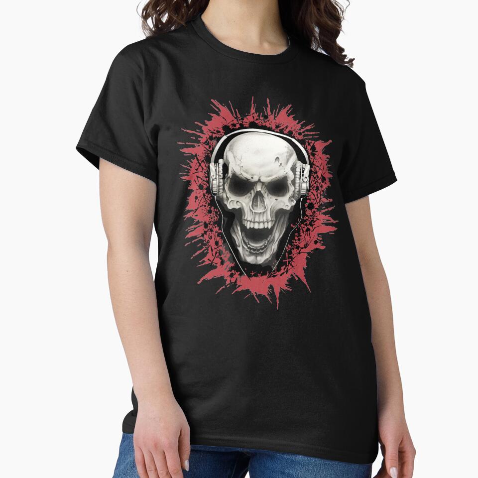 skull art by Petersnook T-Shirts, Hoodie, Sweatshirt | BlankRebels.com (Image 2)
