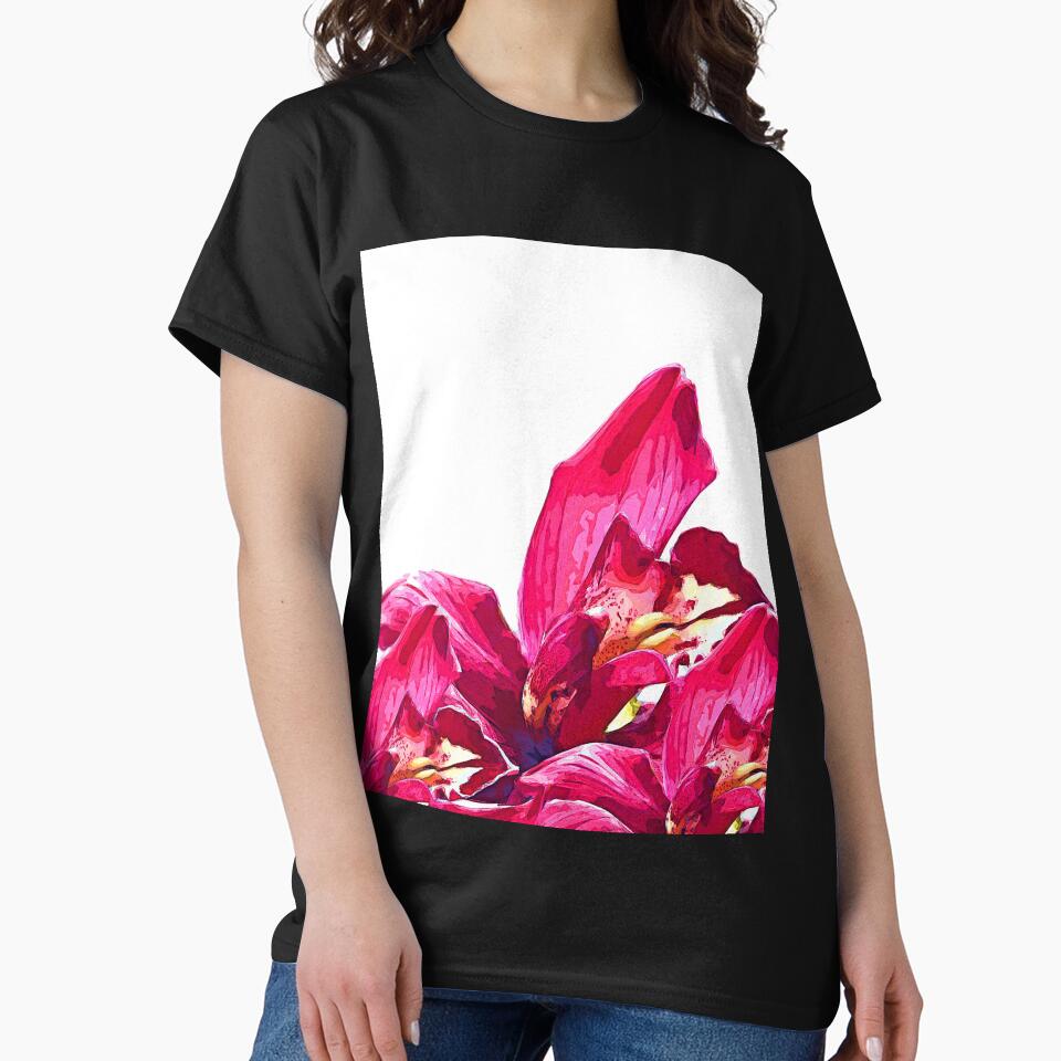 Orchid flower Сolor print by artdragongift 15 T-Shirts, Hoodie, Sweatshirt | BlankRebels.com (Image 2)