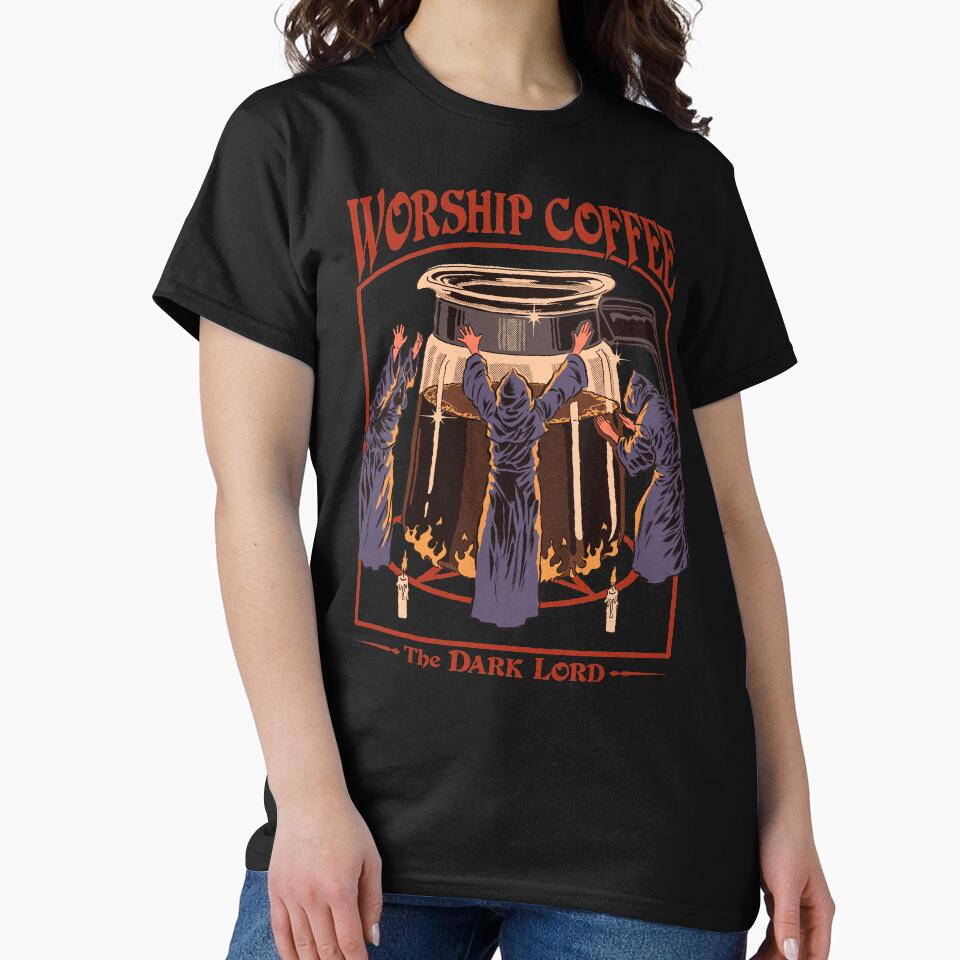 Worship Coffee by Steven Rhodes T-Shirts, Hoodie, Sweatshirt | BlankRebels.com (Image 2)
