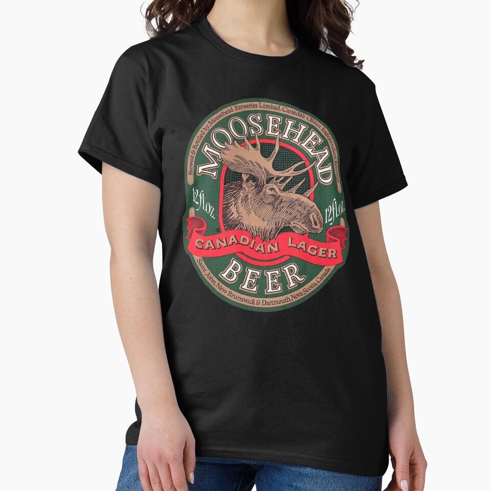 MOOSEHEAD Canadian Lager label by StickyMcSticker T-Shirts, Hoodie, Sweatshirt | BlankRebels.com (Image 2)