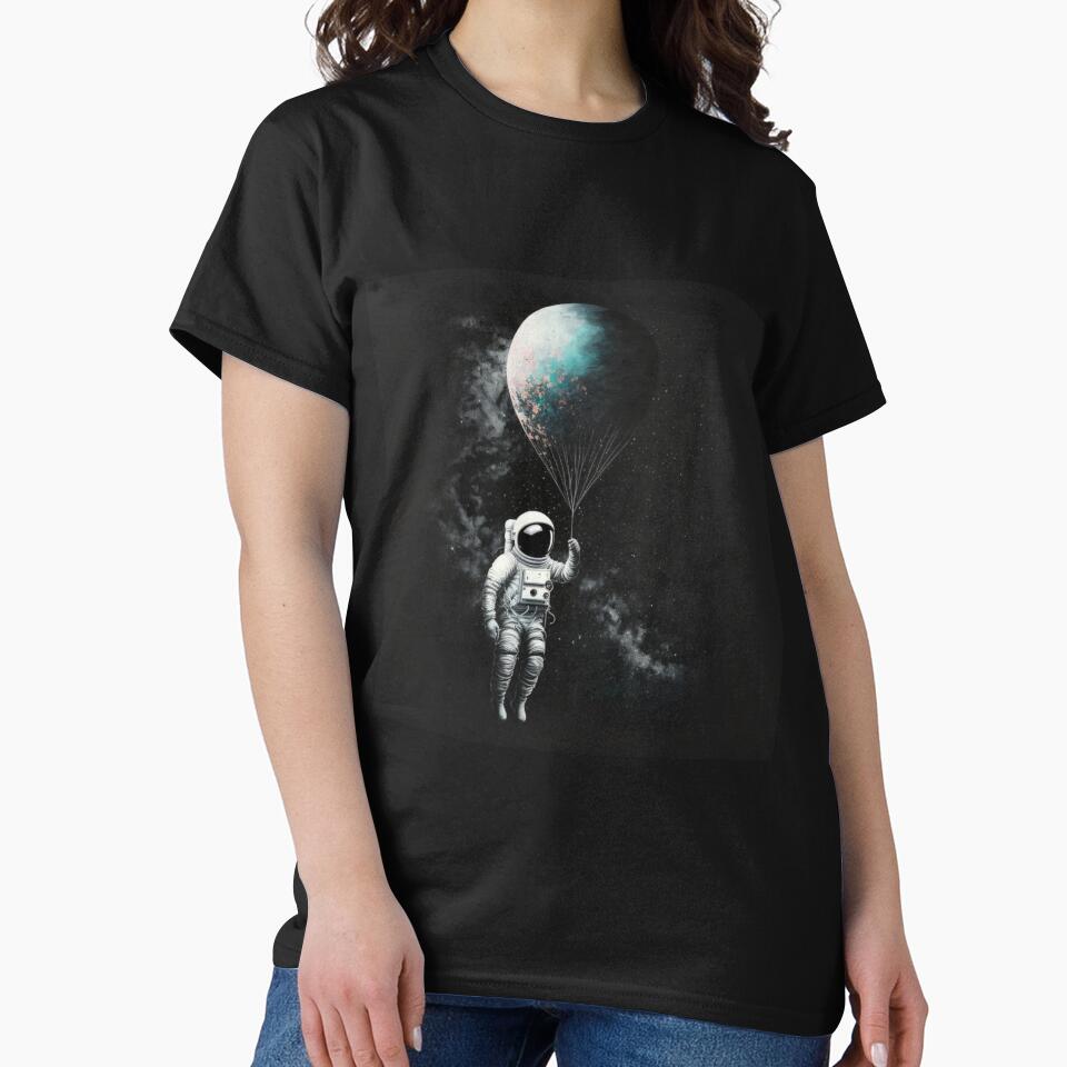 astronaut balloon, Space art by YZO-Design T-Shirts, Hoodie, Sweatshirt | BlankRebels.com (Image 2)